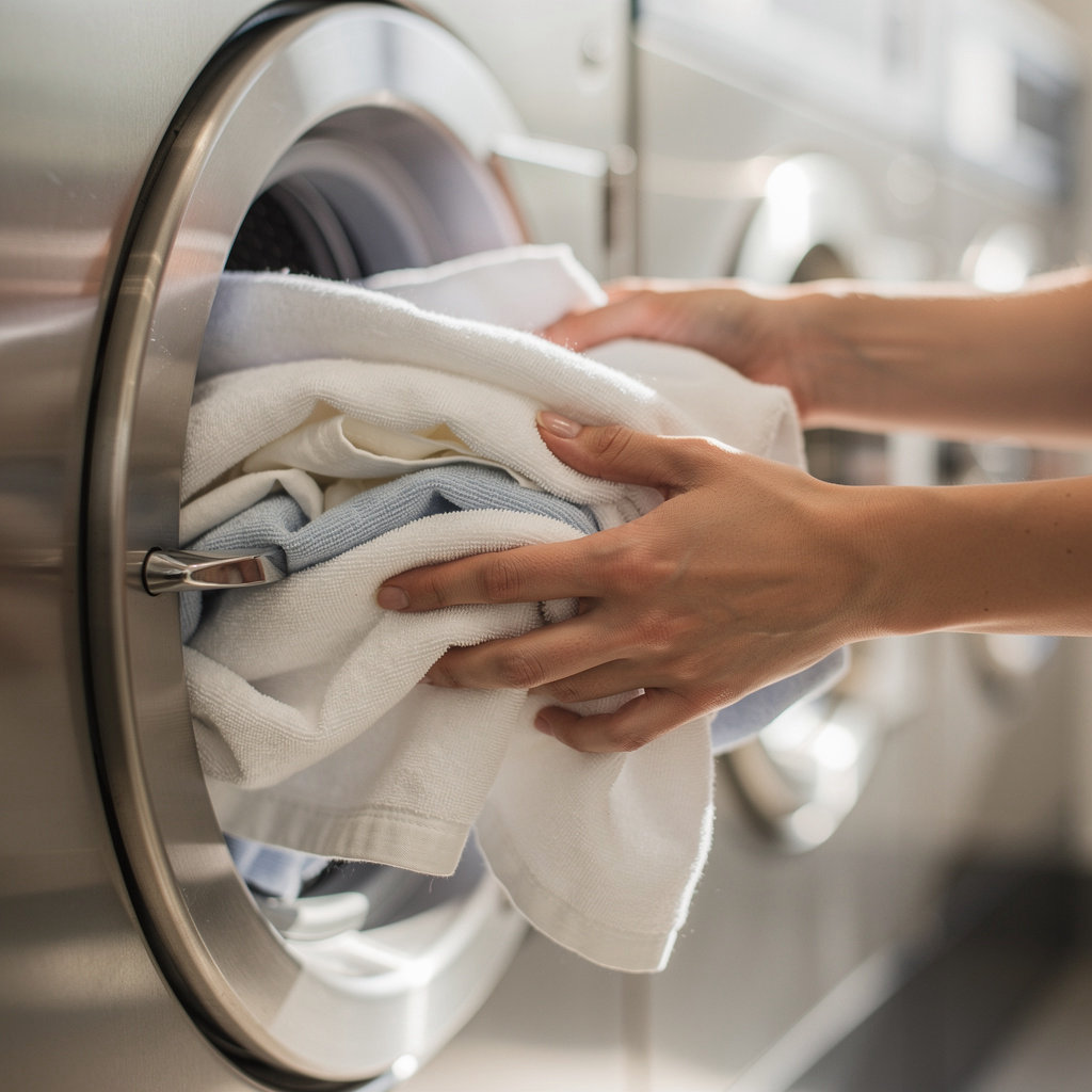 THE WASH HOUSE clean and modern laundromat on Market St in San Diego with reliable machines
